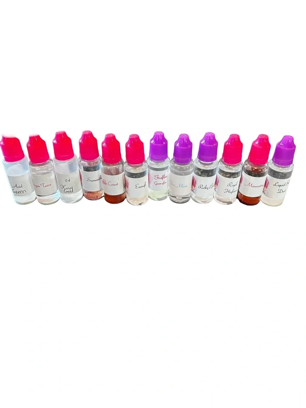 Lot 38 Mom Boss Exclusives Magical Inks Resin Dye Neon Pigment Snow Globe Resin